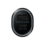 Originalni Samsung avtopolnilec, dvojno hitro polnjenje (maks. 25 W + maks. 15 W), 40 W