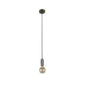 Searchlight 77651AB - Visilica na sajli SUSPENSION 1xE27/60W/230V mesing