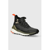 Čevlji adidas TERREX Free Hiker 2 GTX ženski, črna barva, IF9229