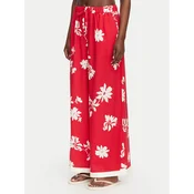 Seafolly Hlače iz tkanine Mayflower 55737-PA Rdeča Wide Leg