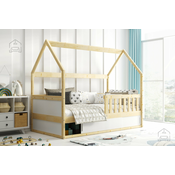 Otroška postelja Smart Domek - 80x160 cm - bor/bela