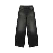 Bershka Kavbojke črn denim