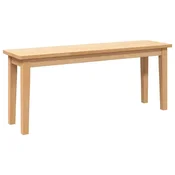 Vidaxl klop 110 cm masivni les guma