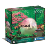 Clementoni Slagalica Peace Puzzle Kišne Kapi, 500 dijelova