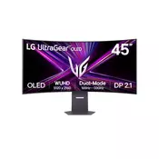 LG Monitor 45GX950A-B 44.5/OLED/5120x2160/330Hz/0.03ms/HDMI/DP/USB/Adaptive sync/VESA/zvucnici/crna