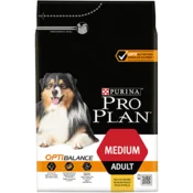 PRO PLAN Suva hrana za pse, Dog Adult Medium OptiBalance, Piletina, 3 kg