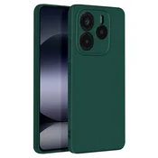 AVIZAR Ohišje za Xiaomi Redmi Note 14 5G Poltrdi Mehak dotik Proti sledenju, Temno zelena, (5000012173)