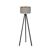 Brilagi - Podna lampa VELVET 1xE27/60W/230V wenge/siva