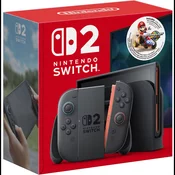 NINTENDO igralna konzola SWITCH 2 LIGHT BLUE/LIGHT RED + igra Mario Kart World (prednaročilo)