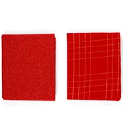MHOME Prt Zlata nit 240x140cm/rdeč/več vzorcev/bombaž, lurex, (5000267549)