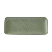 Servirni krožnik GREEN FADE 29,5 x 12 cm, pravokotnik, zelen, MIJ
