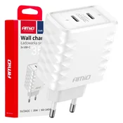 slomart AMiO omrežni polnilnik 35W, 2x USB-C