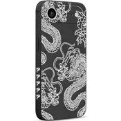 Pnakqil zaščitni ovitek Dragon za Apple iPhone 17 Pro Max - Črna KP39892