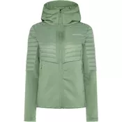 Didriksons ANNEMA WNS FULL ZIP 6, ženska pohodna jakna, zelena 503991