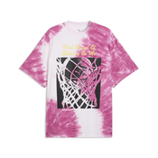 PUMA What The Fun Tee Oversized Basketball Tee Men, Sports, Mauve Pop, S