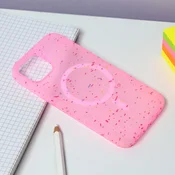 Maska za telefon Colorful Magsafe za iPhone 14 6.1 roze