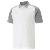 PUMA Funkcionalna majica TeamCup  siva / bela