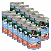 Happy Dog Sensible Puppy & Junior 12 x 400 g/piščanec in losos