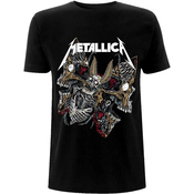Metallica Majica Skull Moth Unisex Black L