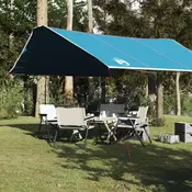 Vidaxl vidaXL Kamperska ponjava, modra, 420 x 440 cm, vodoodporna