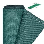 Northix Ograja za zasebnost HDPE zelena 2 m senčna mreža UV odporna