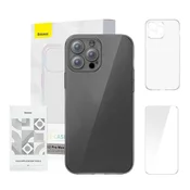BASEUS Zaščitni ovitek Baseus Crystal Clear za iPhone 12 Pro Max (prozoren)