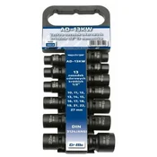 Adler KRATKI UDARNI NASTAVKI 13-delni 1/2 10-27 mm/OBEŠALNIK