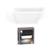 Philips - LED prigušiva stropna svetiljka Hue AURELLE LED/19W/230V 30x30 cm bela
