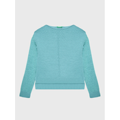 United Colors Of Benetton Pulover 1176C102G Modra Regular Fit
