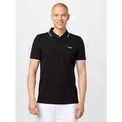 HUGO Polo majica Dinoso222 50467344 Črna Slim Fit