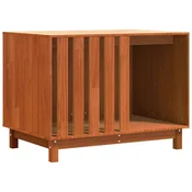 Kucica za pse Vosak smeda 90 x 60 x 67 cm Cvrsto borovo drvo