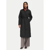Simple Prehodni plašč 62KUDP102 Črna Regular Fit