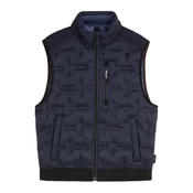 TOM TAILOR Brezrokavnik temno modra