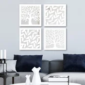 Wallity Set ogledala BYZ7436502136139, 20x20cm