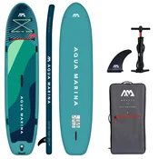 Aqua Marina Super Trip 126 - All Around - 11.6 kg - 381 cm - 86 cm - 15 cm - Drop Stitch Light - Enoslojna (Single Layer) - 15 psi - 220 kg - nahrbtnik - družinsko veslanje