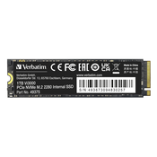 VERBATIM Vi3000 PCIe NVMe M.2 SSD 1TB (49375)