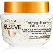 LOréal Paris Elseve Extraordinary Oil Coconut hranilna maska za normalne do suhe lase 300 ml