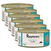 Applaws Konzerva za mačke s filejem tuna v želeju 6 x 70 g