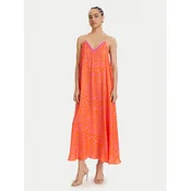 LOLA CASADEMUNT Poletna obleka LS2616030 Oranžna Regular Fit