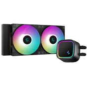DEEPCOOL LE520 komplet za tekočinsko hlajenje, 240mm, ARGB, črn (R-LE520-BKAMMN-G-1)