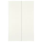 BERGSBO Par kliznih vrata, bela, 150x236 cm