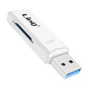 LINQ LinQ, Čitalnik SD in micro SD kartic USB 3.0 priključek Hitrost do 5 Gbps, Bela, (5000185080)
