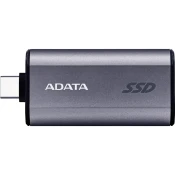 ADATA External SSD SC750 1 TB, External SSD (titanium, USB-C 3.2 Gen 2 (10 Gbit/s))