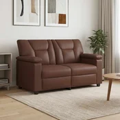 Vidaxl Kavč Rjava 151 x 85 x 93 cm Umetno usnje
