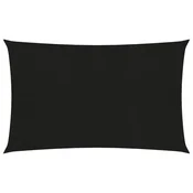 Jedro za zaštitu od sunca 160 g/m2 crno 2 x 4 m HDPE