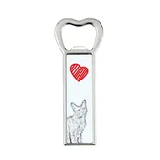 Artdog Laperm - odpirač za steklenice z mačko, personaliziran odpirač za hladilnik, edinstveno darilo za moškega znamke Art-Dog