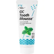 GC Tooth Mousse Mint remineralizacijska zaĹˇÄŤitna krema za obÄŤutljive zobe brez fluorida za profesionalno uporabo (Topical Creme with Calcium  Phosphate) 35 ml