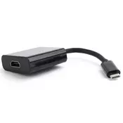 GEMBIRD Cablexpert Adapter USB-C na HDMI, črn, 0.15m, (20441589)