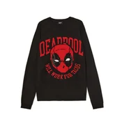 Cropp - Džemper s printom Deadpool - CRNO