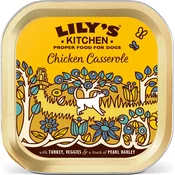 Lilys Kitchen Chicken Casserole - piščančja in puranja enolončnica, skledica - 150 g